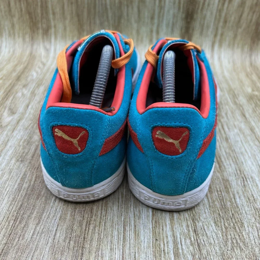 Puma Suede Classic Men's Size 10 Bluebird Tiger Lilly Low Top Sneakers 356568-05